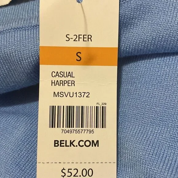 NWT Beautiful light blue sweater - Picture 4 of 4